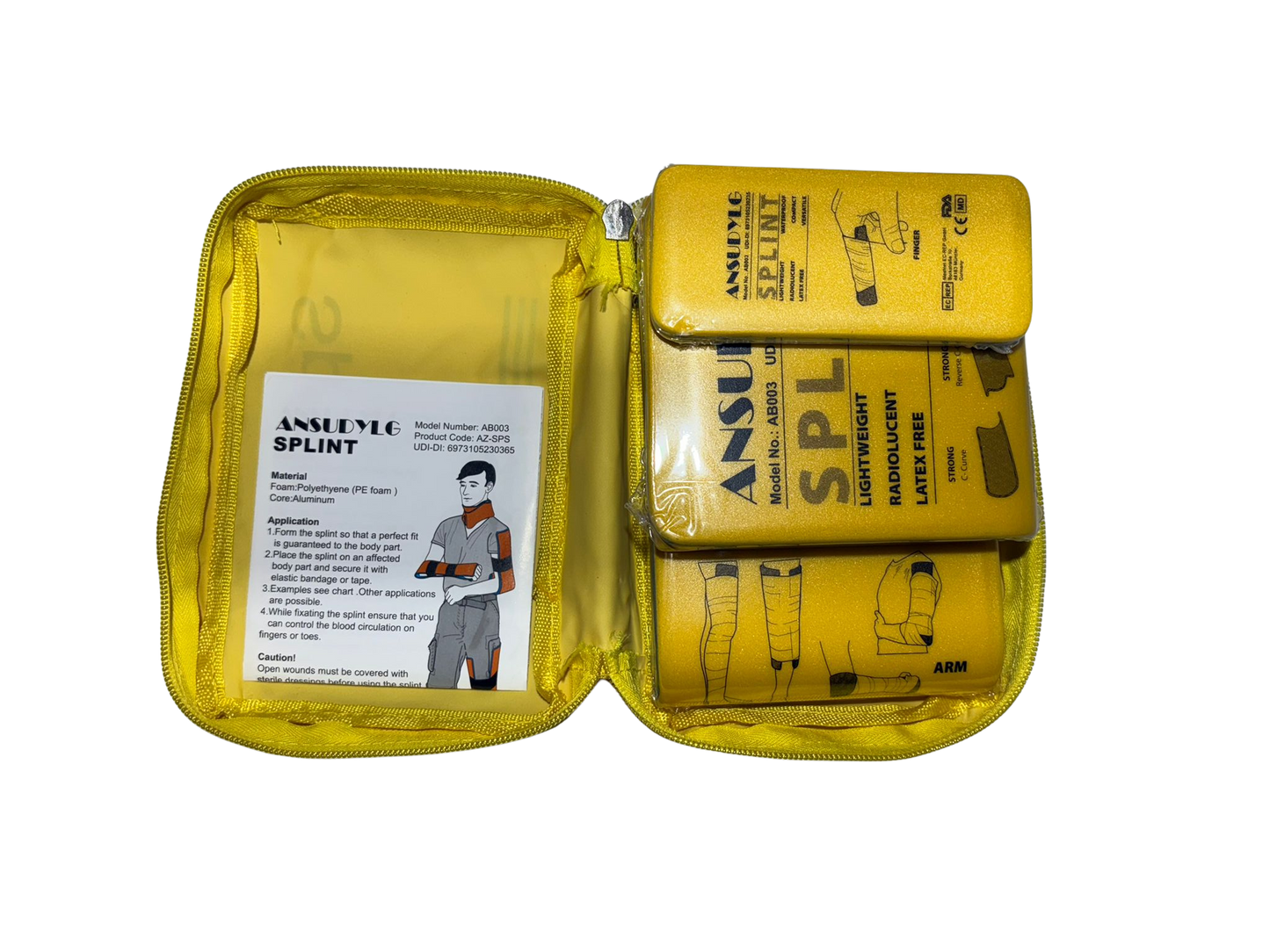 Tutore Immobilizzante Splint per Primo Soccorso – Dito, Braccio o Gamba