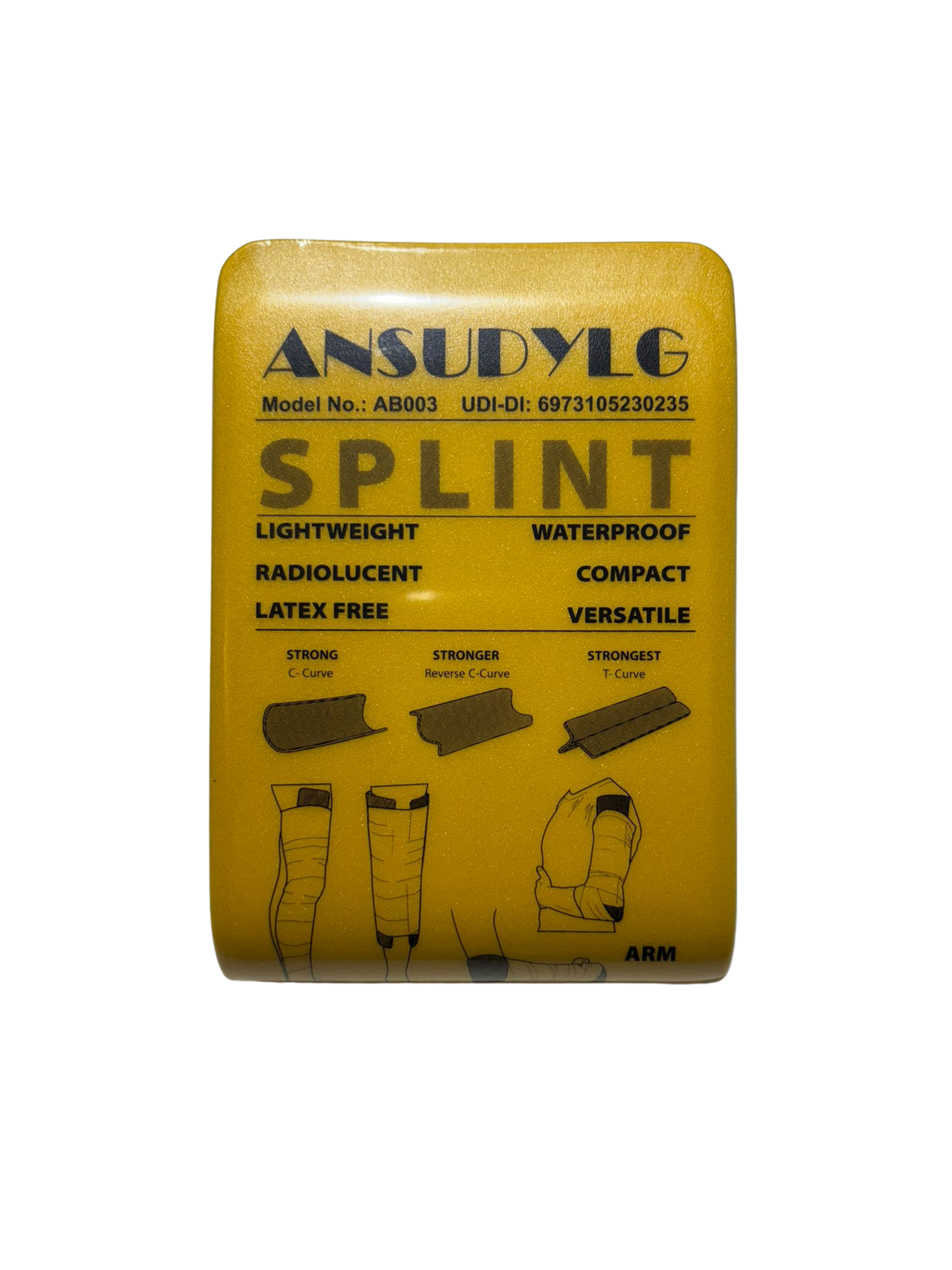 Tutore Immobilizzante Splint per Primo Soccorso – Dito, Braccio o Gamba